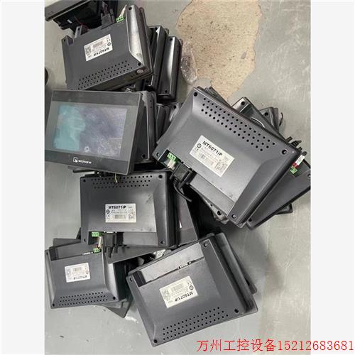 议价直拍不发:MT6071IP 威纶通触摸屏 7寸 二手拆机 功能包好、