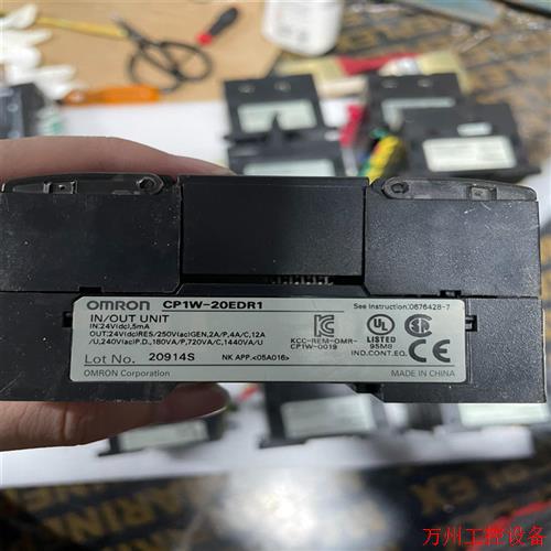 议价直拍不发:姆龙PLC扩展模块 CP1W-20EDR1,功能正常,成色如