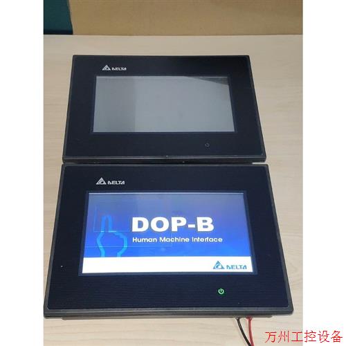 议价直拍不发:台达 DOP-B07S411 两台工业触摸屏 触控屏,成色很