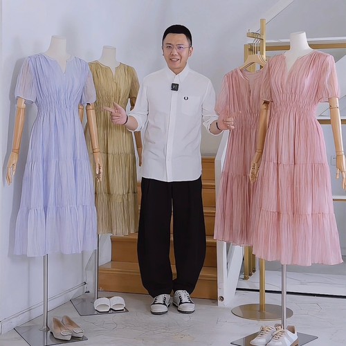 减龄显瘦连衣裙女夏新款