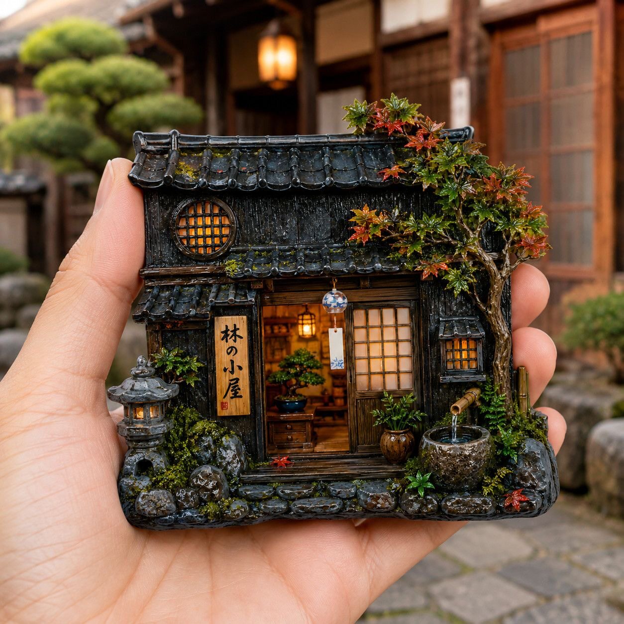 林中小屋树脂浮雕磁吸冰箱贴文创旅游纪念小礼品纪念品伴手礼批发