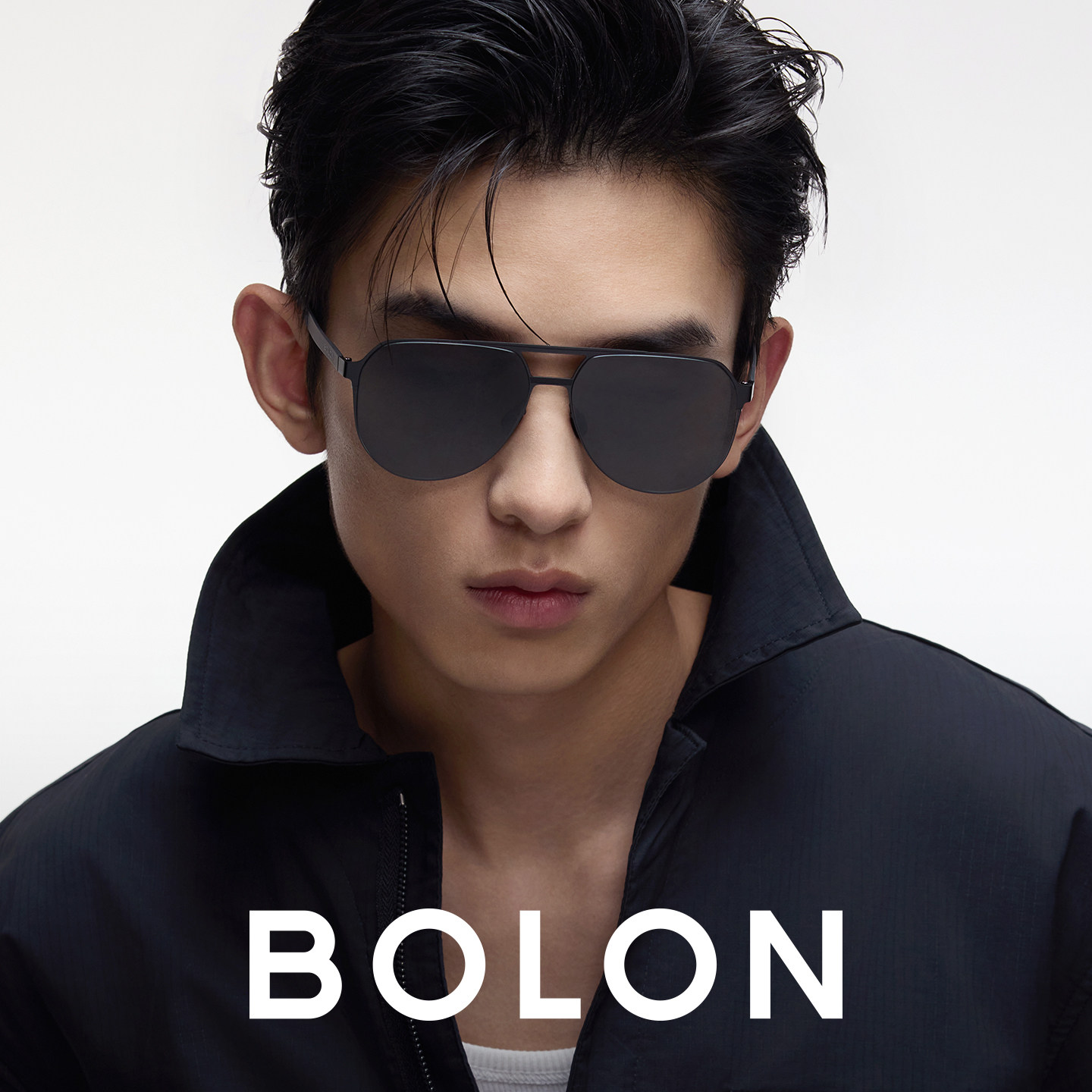 BOLON暴龙眼镜碳纤维墨镜男款偏光户外时尚飞行员框太阳镜BL8123
