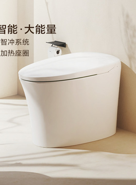 摩恩轻智能马桶SW1086/1085全自动泡沫盾离座冲水即热坐便器