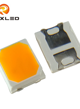 LED 1W 3.2V 晶元芯片 点粉 592NM金黄光2000K 2835贴片 警示灯珠