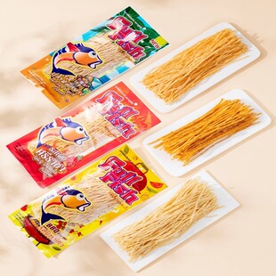 泰国进口Fullfish鱿鱼丝70g香辣烧烤调味深海即食鱼休闲小零食