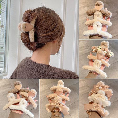 2023年新款毛绒高级感抓夹