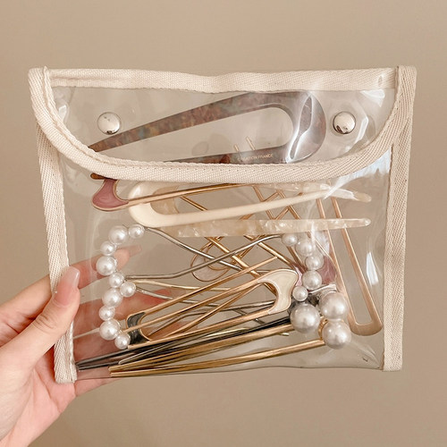 U型发簪女高级感新中式盘发神器