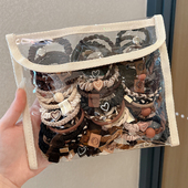 皮筋女扎头高级感头绳2026新款 高端发饰发圈马尾头饰发绳成人皮套