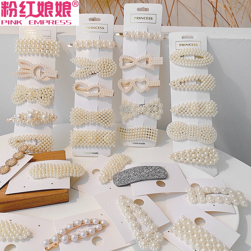 珍珠发卡ins网红发夹夹子头饰