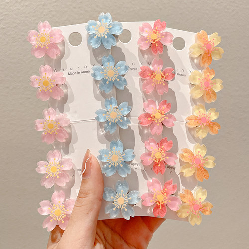 儿童发夹可爱樱花发饰2026年新款