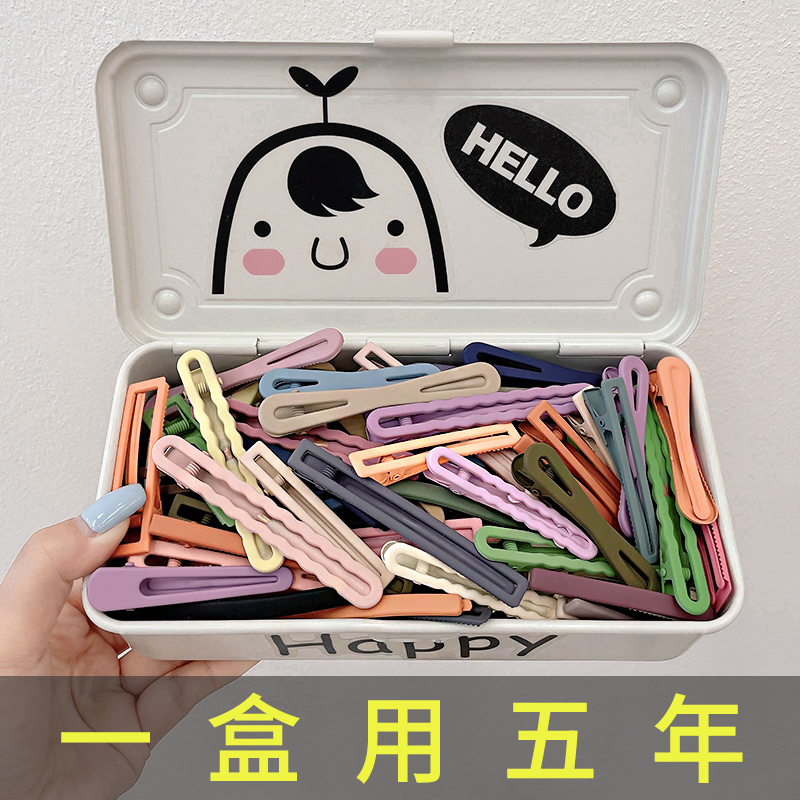 糖果色夏季侧边磨纱可爱风发夹