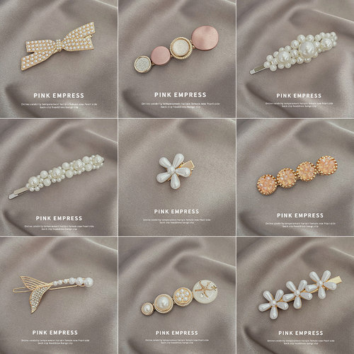 ins风网红2025年新款侧边发夹