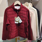 棉花星期五6460女士暖壳羊毛立领拉链棉衣棉服外套保暖上衣2025冬