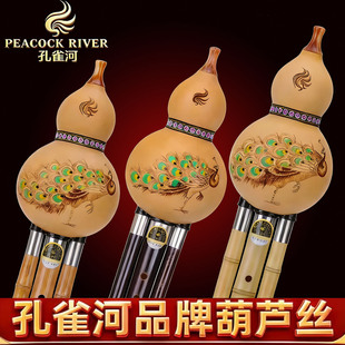 孔雀河葫芦丝乐器C降b调小学生专用成人初学专业演奏AGF调旗舰店