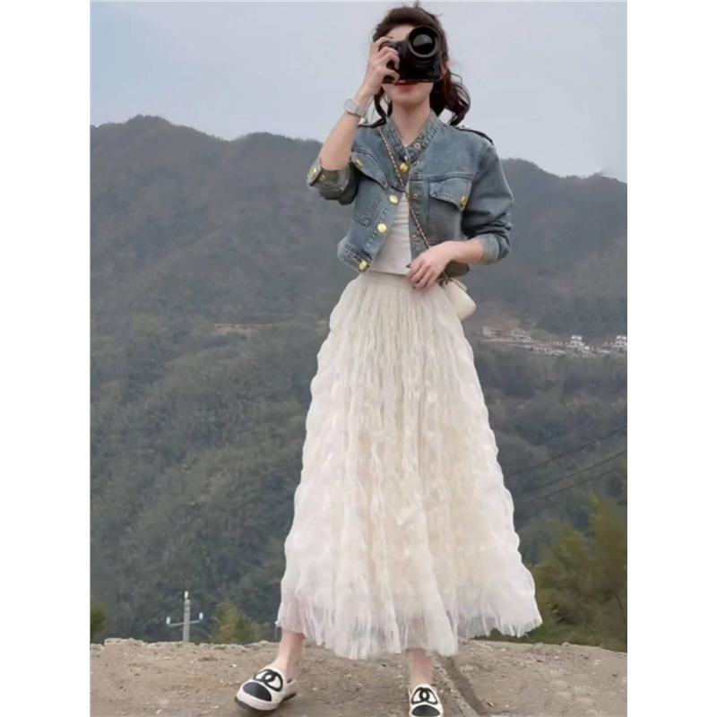 欧货高级感时尚气质网纱半