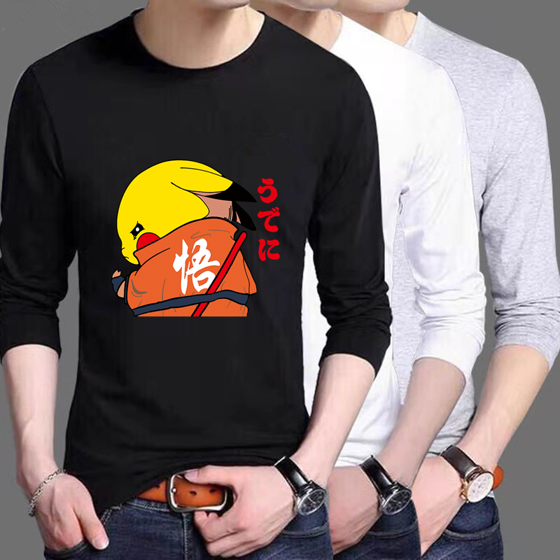 青少年动漫春秋季内搭长袖t恤