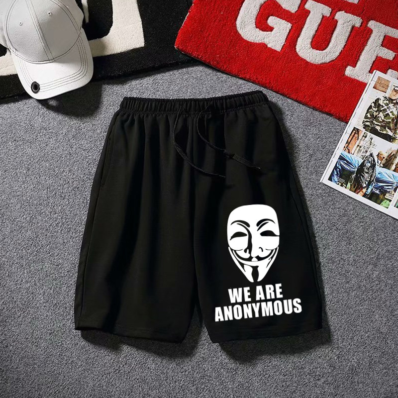 夏天韩版日系潮流短裤男潮纯色五分裤跑步潮牌街头个性百搭运动裤