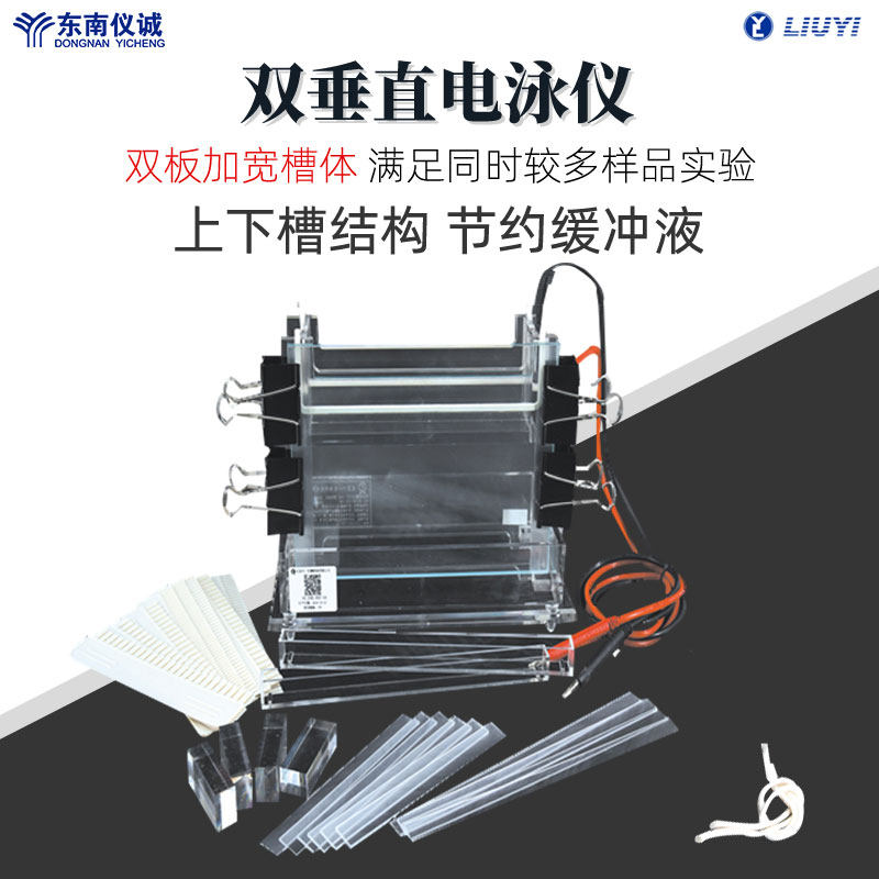 六一双垂直电泳仪DYCZ-24A实验室加宽蛋白凝胶电泳DYCZ-24B电泳槽