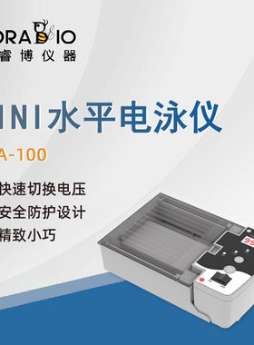 普睿博水平电泳仪EPA-100实验室数显定时电泳槽电源二合一电泳仪