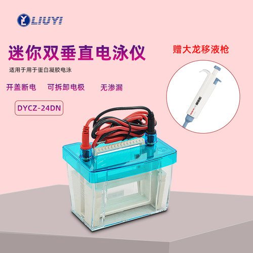 六一牌迷你双垂直电泳仪电泳槽