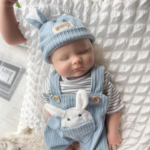 实心硅胶娃娃18英寸小胖男婴逼真reborn doll湿饮功能尿尿喝水
