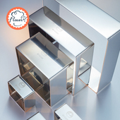 风和日丽方形心形慕斯圈不锈钢芝士蛋糕加高六寸八寸提拉米苏模具