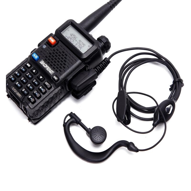 对讲机耳机线对讲电话机耳麦通用适用高档耳挂入耳式配件K头