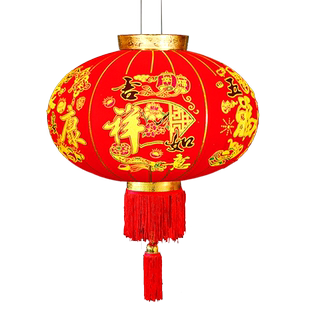 免插电2026新款大红灯笼春节新年过年农村自建房别墅大门口挂饰