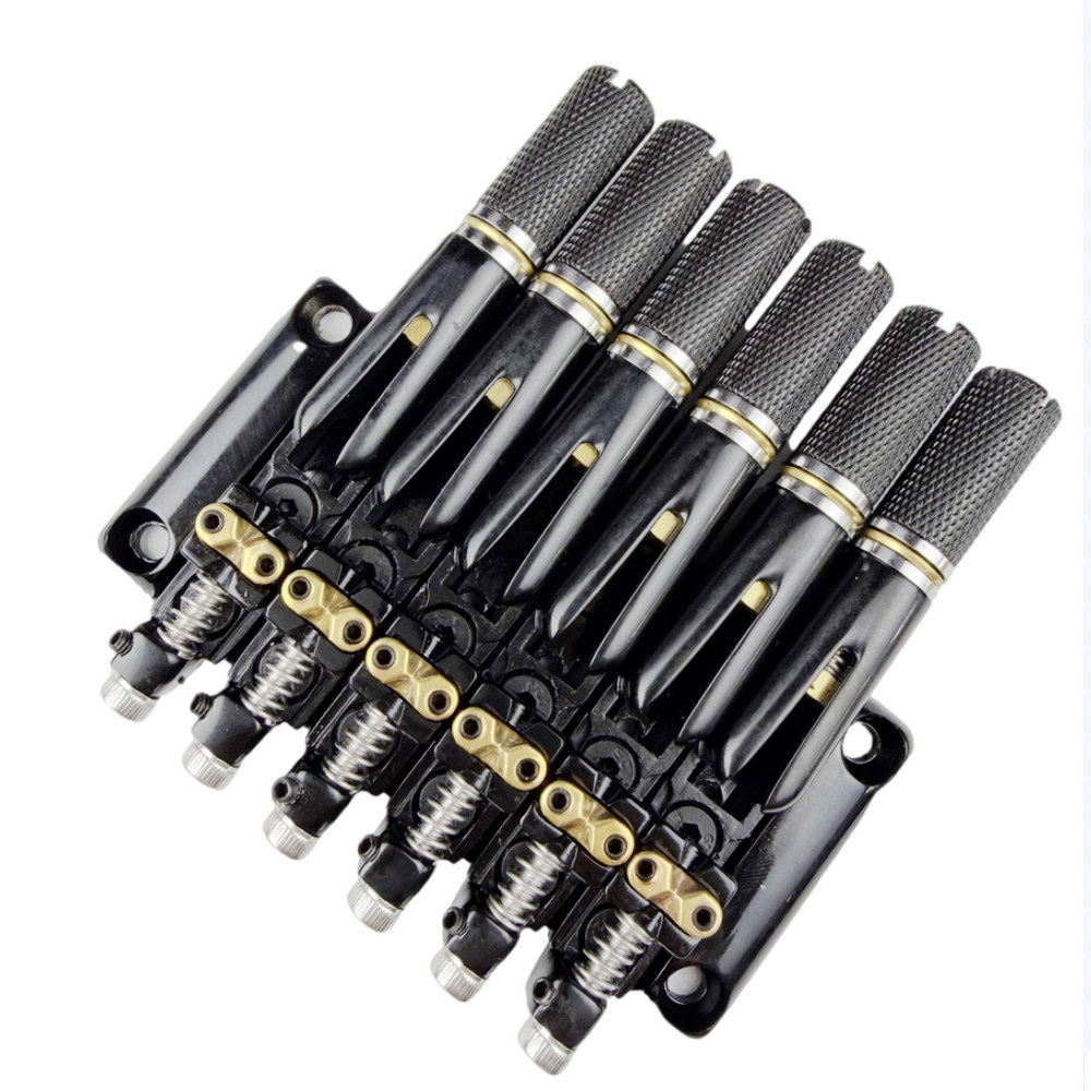 新款固定式无头电吉他琴桥拉弦板 电吉他无头弦桥下驹 安装方便