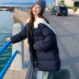 新款！毛领披肩90羽绒服D328P305K418，女装羽绒服，两个王小姐