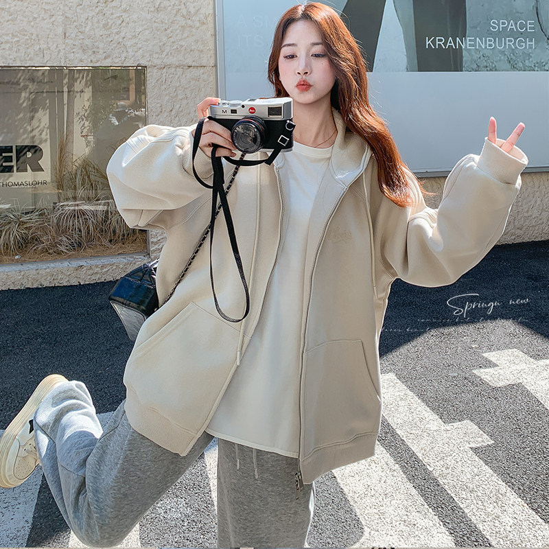 26春新品！！现货连帽休闲宽松卫衣Q191P145K238，女装卫衣/绒衫，两个王小姐