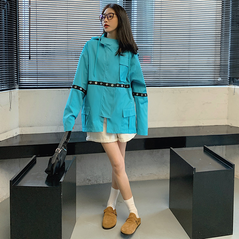 2022春夏新款装饰款超酷工装C157P135K188,女装短外套,两个王小姐