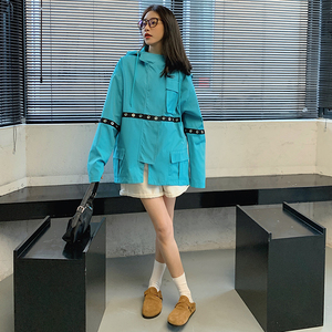 2022春夏新款装饰款超酷工装C157P135K188,BAMBAM王嘉尔穿搭小个子图片