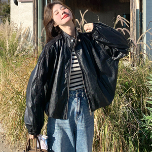 26春新款！现货！蕾丝皮衣 Q190P165K258，女装皮衣，两个王小姐