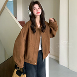 26春新款！现货！麂皮小外套C266P165K258，女装皮衣，两个王小姐