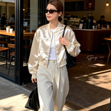 新款！现货！缎面质感外套C278P145K238，女装短外套，两个王小姐