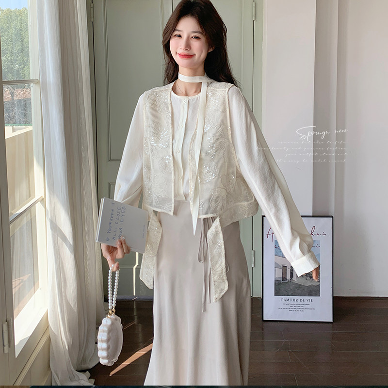 春款现货！法式套装C276P145K238，女装衬衫，两个王小姐