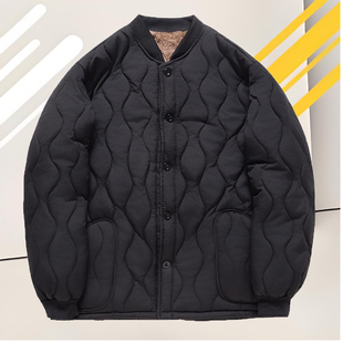 加肥加大码 中老年棉服加绒加厚保暖防寒爷爷棉衣 爸爸棉袄宽松时尚