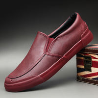 New men's shoes for Spring and autumn 2026: Soft-soled leather shoes, men's one-foot business casual shoes, men's work shoes, large sizes thumbnail 5
