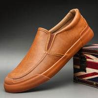 New men's shoes for Spring and autumn 2026: Soft-soled leather shoes, men's one-foot business casual shoes, men's work shoes, large sizes thumbnail 4