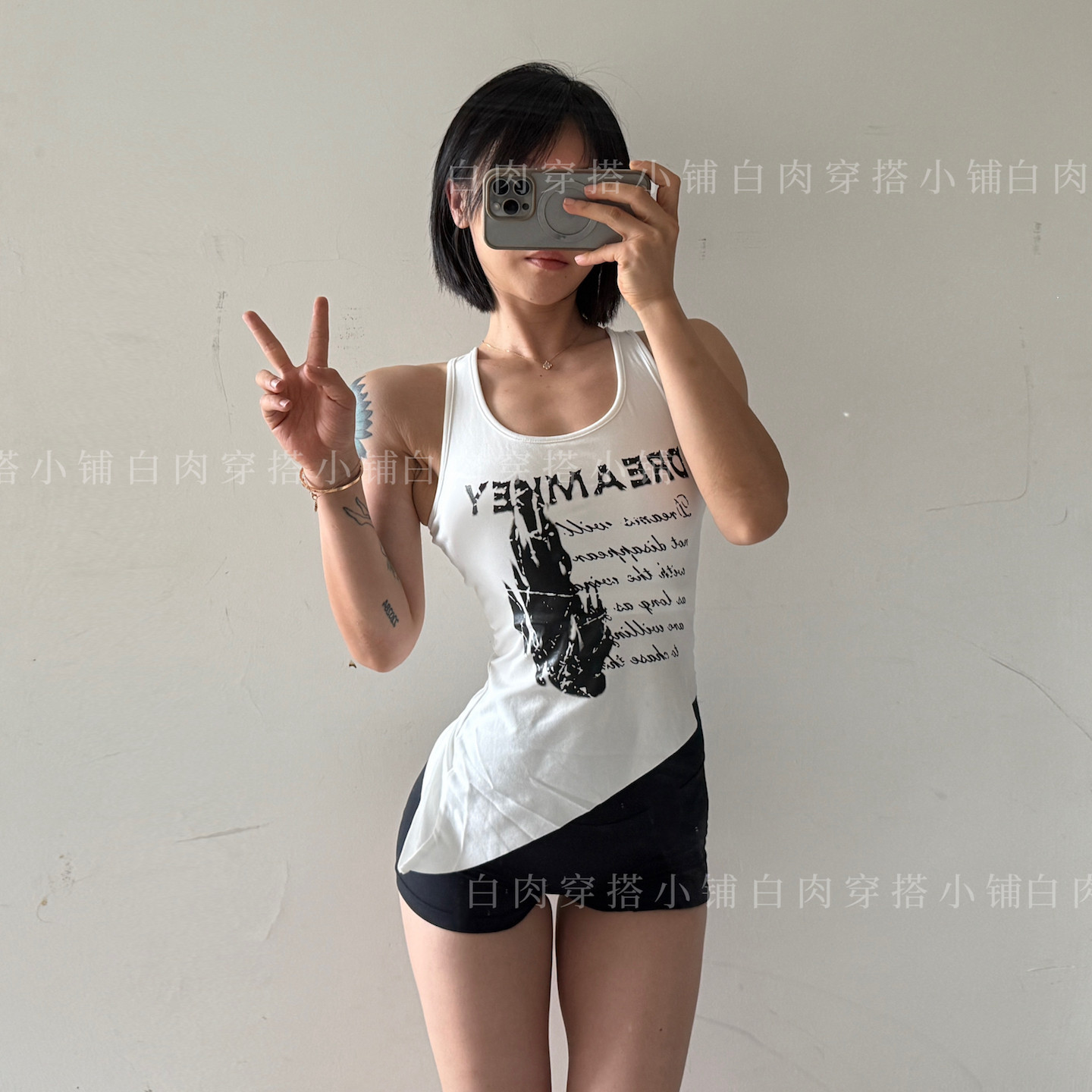 瑜伽女健身背心防走光运动吊带