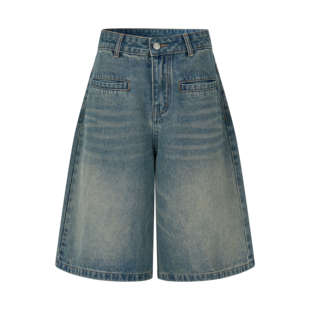 ARCHIVE 微做旧阔腿牛仔七分裤 25SS 新款 夏季 MHV