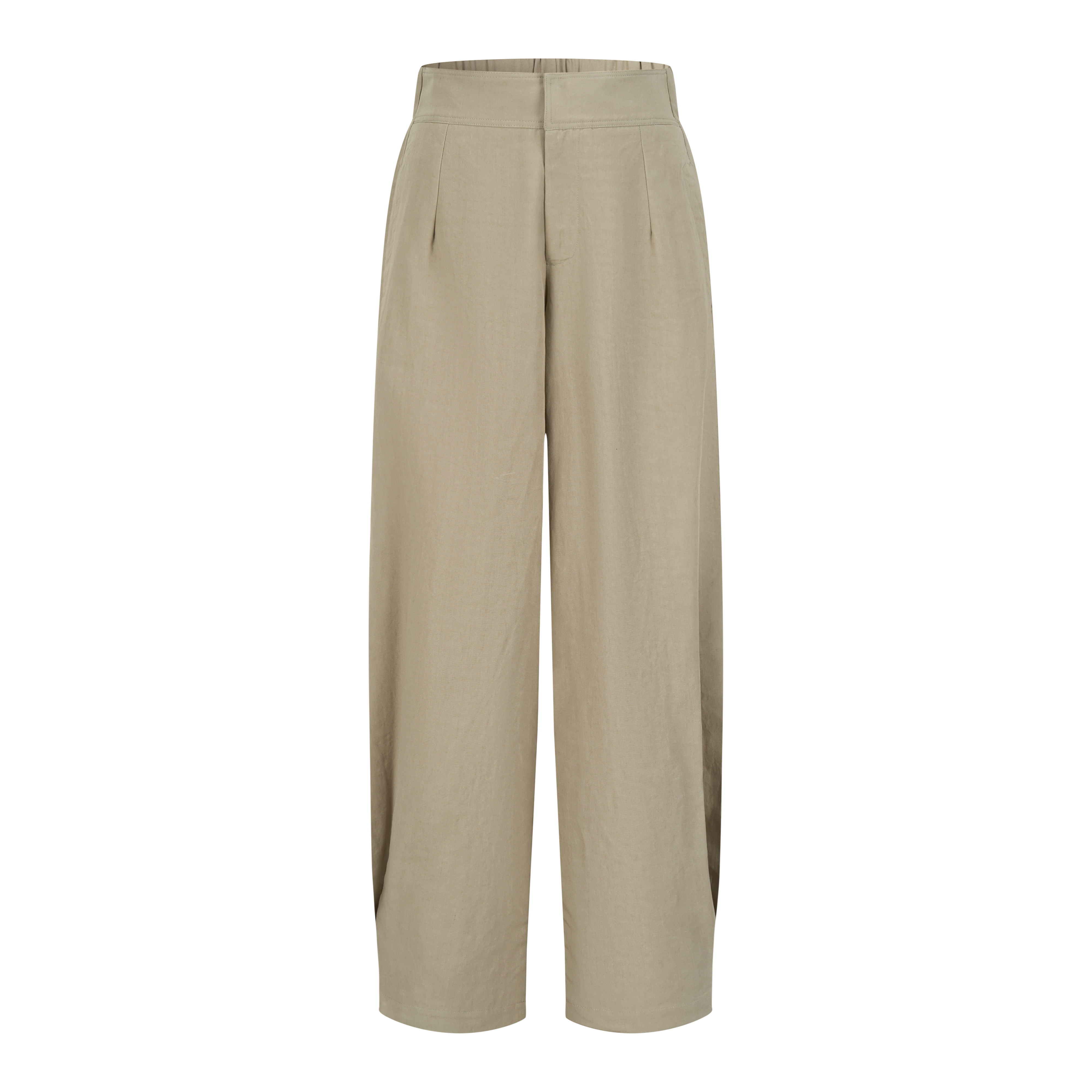 MHV ARCHIVE 女士中腰绗缝打褶收脚萝卜休闲裤 - MHV ARCHIVE出品