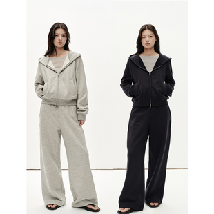 定织生麻灰 25新款 藏蓝 女士运动卫衣卫裤 MHV 套装 ARCHIVE