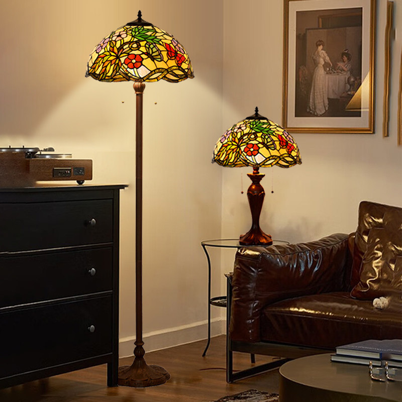 【蝶恋花】 帝凡尼美式田园蝴蝶客厅卧室餐厅玄关落地灯装饰台灯