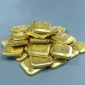 澳大利亚黄铜复古金锭子鱼缸造景装 20Z 饰摆件仿古工艺品 10Z