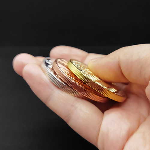 故宫金色纪念章硬币收藏旅游中式