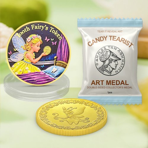 糖芯撕藏家牙仙子金币开袋惊喜