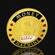 符号纪念章筹码 Money Machine扑克牌美元 币压牌器挑战币收藏徽章