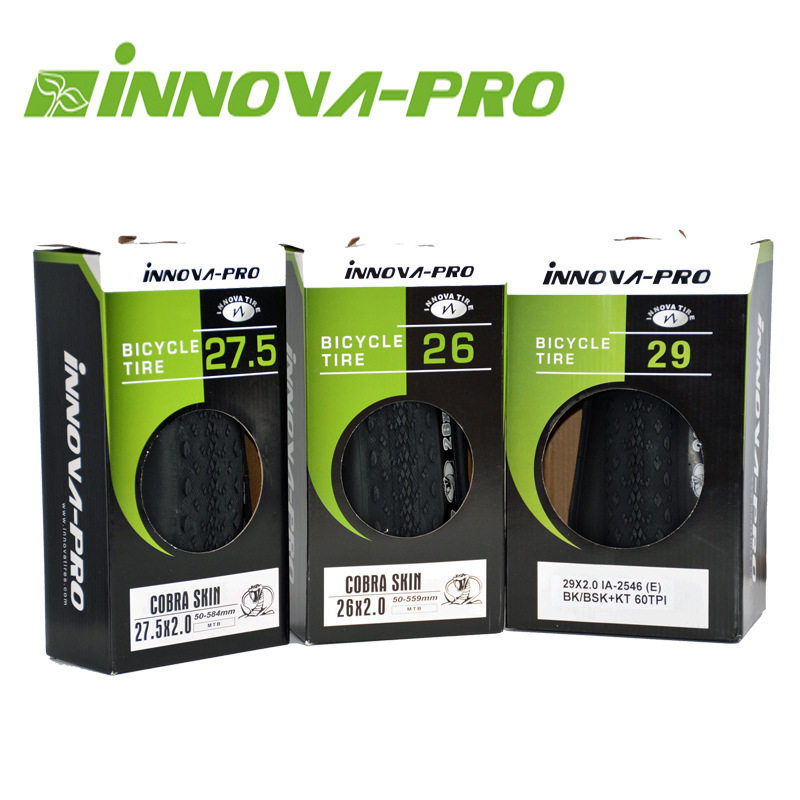 INNOVA伊诺华外胎26/27.5/29*2.0眼镜蛇折叠防刺山地自行车